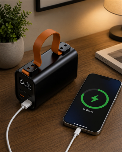 50000 mAh Powerbank Süper Hızlı Şarj LED Göstergeli Taşınabilir Şarj Cihazı