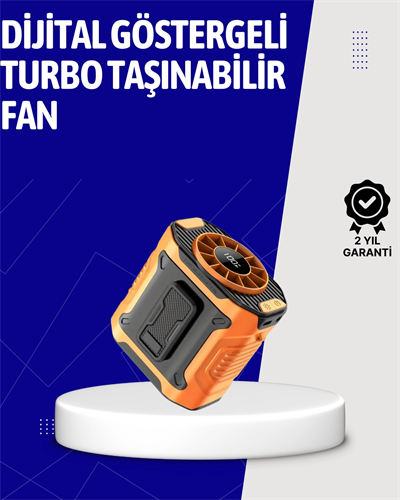 5000mAh Şarjlı Soğutma Fanı Taşınabilir