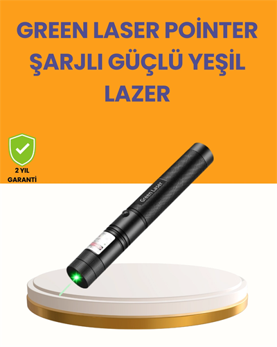 5000mW Yeşil Lazer Pointer Profesyonel Uzun Menzilli