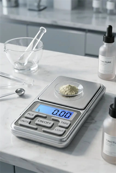 500g 0.01 Hassas Dijital Terazi Kuyumcu Eczane Laboratuvar LCD Ölçüm Tartısı Cep Tipi