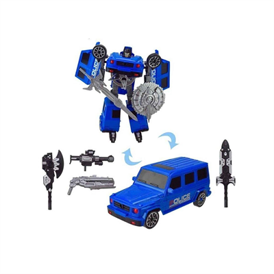 5039 SUN-YFN-ROBOT TRANSFORMER POLICE-G/FAST FLAME 2R 2A