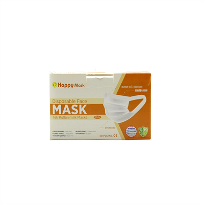 50pcs Beyaz Cerrahi Yüz Maskesi Bx40