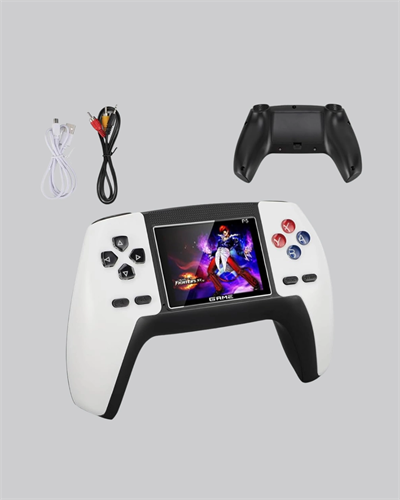 520 Klasik Oyunlu P5™ ControllerView Retro Konsol – Şarjlı,  Ergonomik Tasarım