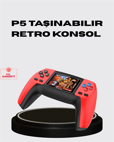 520 Oyunlu Retro Gamepad – Nostaljik Eğlenceyi Her Yere Taşı