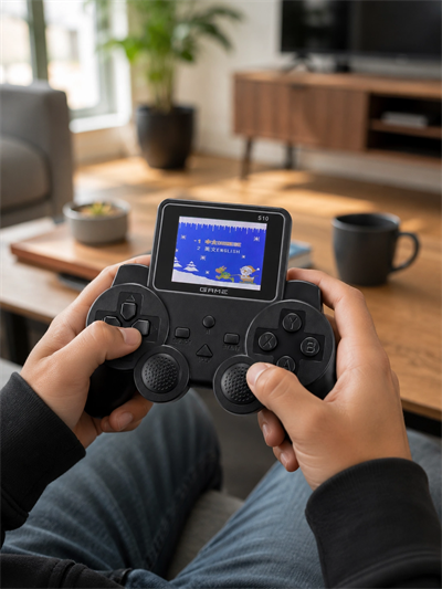 520 Oyunlu Taşınabilir El Oyun Konsolu TV Bağlantılı Şarjlı Gamepad