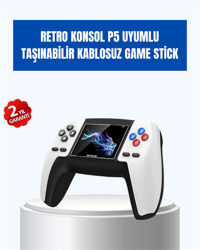 520 Oyunlu Taşınabilir Retro Oyun Konsolu | P5 GamePad