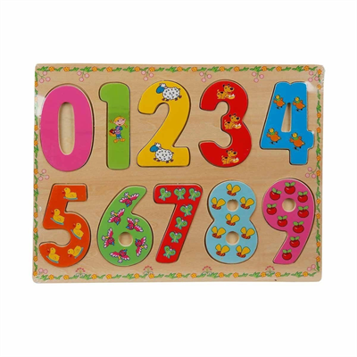 5215 -Wooden Puzzle Numbers 10 Parça