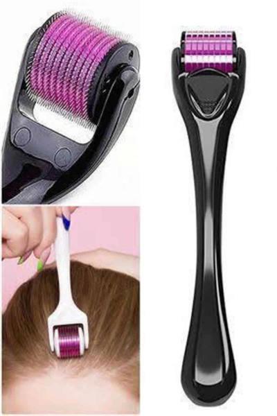 540 Iğneli Derma Roller 1Mm Titanyum Uçlu Saç Kaş Serum Kullanımına Uygun