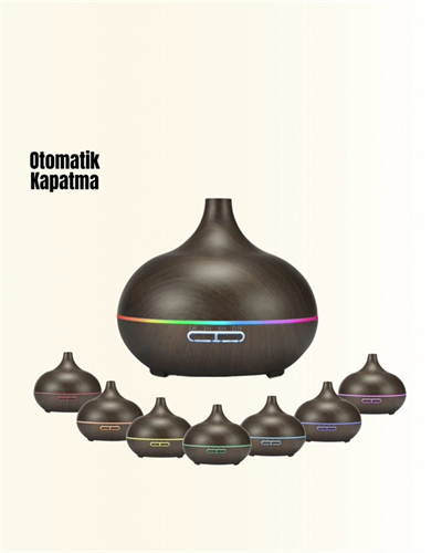 550 ml Kapasiteli Ultrasonik Difüzör – Yağsız Nemlendirici Kullanımıyla Uyumlu