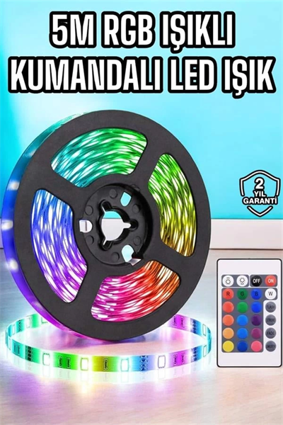 5M RGB Işıklı Her Ortama Uygun Led Işık