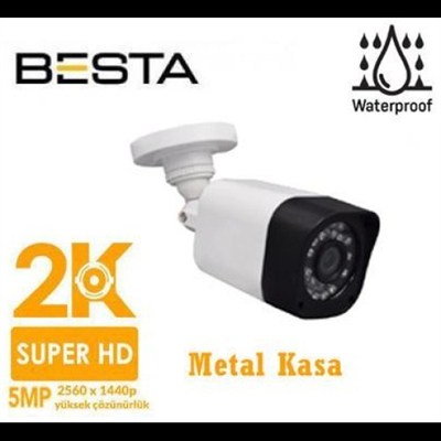 5MP 4 Kameralı AHD Güvenlik Seti