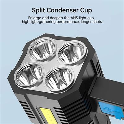 5W USB Şarjlı El Feneri (3936)