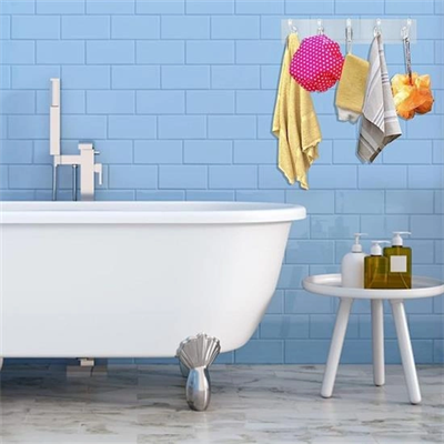 5'li Güçlü Yapışkanlı Şeffaf Duvar Askısı Banyo Mutfak Düzenleyici Pratik Askılık Bx40