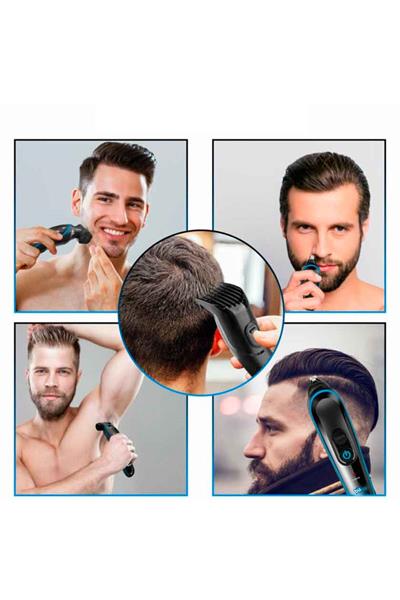 5in1 Fonksiyonlu Turbo Motorlu Saç Sakal Kesme Tıraş Makinesi Burun Kulak Ense Favori Tüm Vücut (3936)