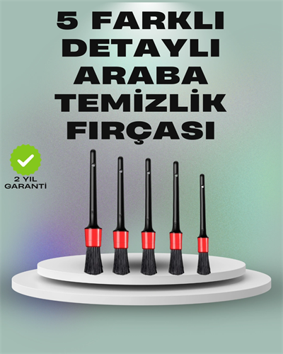 5li Araç Temizlik Fırça Seti-Detaylı Temizlik İçin Çok Amaçlı Fırçalar
