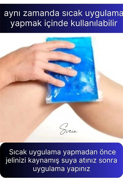 5li Avantaj Küçük Boy Soğuk Sıcak Kompres Buz Jel Termojel El Ayak Diz Ağrı Tekrar Kullanılabilir