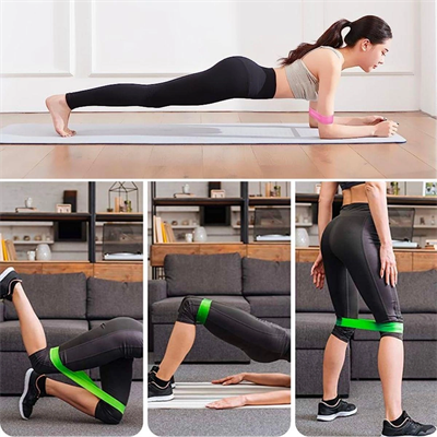 5li Egzersiz Direnç Bant Seti Pilates Crossfit Ekipmanları Bx40