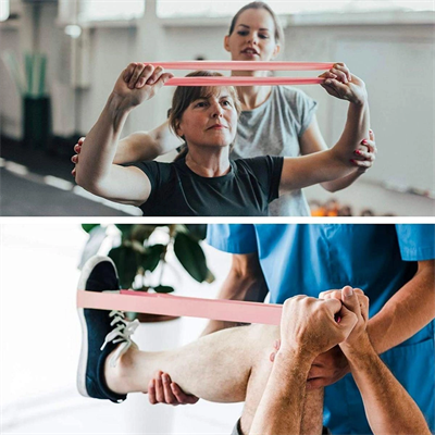 5li Egzersiz Direnç Bant Seti Pilates Crossfit Ekipmanları Bx40