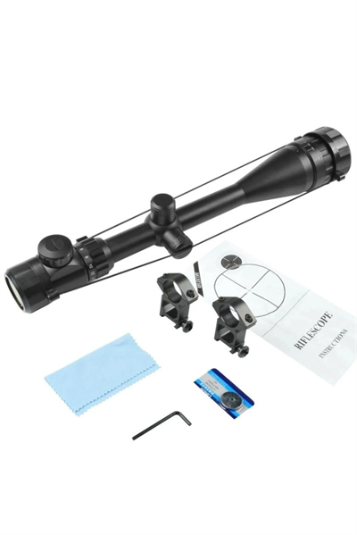 6-24x50 Aoe Av Dürbünü Çift Işık Kırmızı Yeşil Kaynaklı Zoomlu