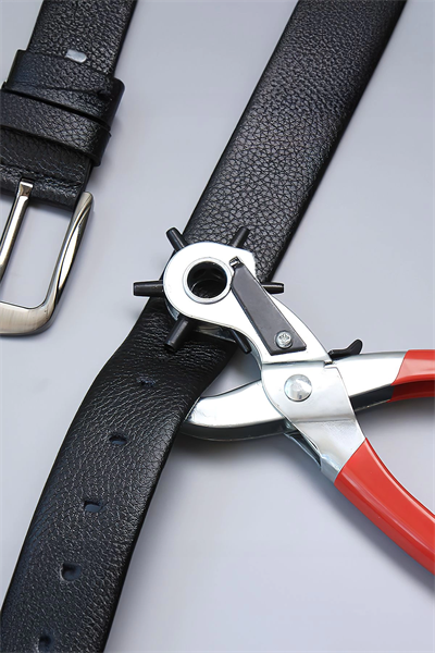 6 Başlıklı Döner Kemer Delme Aleti Metal Delik Açıcı Pense, Deri Kanvas Kemer Delme Makinesi