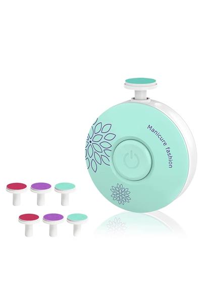 6 Başlıklı Pilli Tırnak Törpüsü ( Bebekler Kullanılabilir )  (3936)