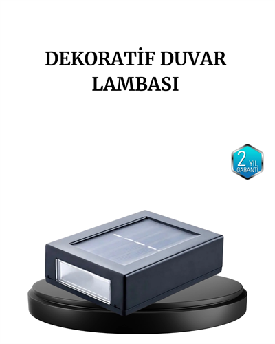 6 LED Güneş Enerjili Sensörlü Lamba – Akıllı Işık Sensörlü, Enerji Tasarruflu Bahçe Aydınlatma