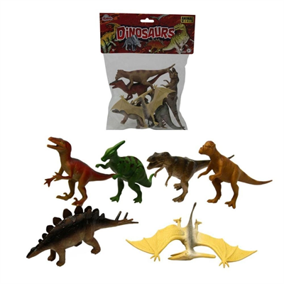 6 Parça 5 inch Hayvan Seti (Çiftlik,Dinozor,Vahşi,Deniz Hayvanları)