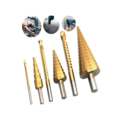 6 Parça Kademeli Matkap Ucu Seti