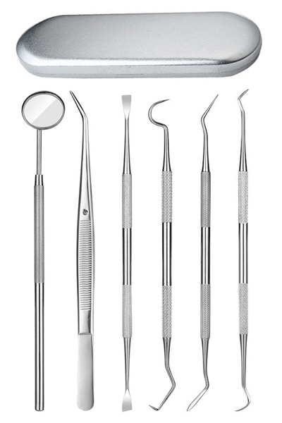 6 Parça Kutulu Ağız Bakımı Diş Bakım Seti Ağız Hijyen Takımı Bx40