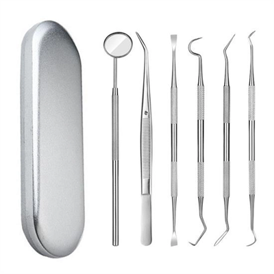 6 Parça Kutulu Ağız Bakımı Diş Bakım Seti Ağız Hijyen Takımı Bx40