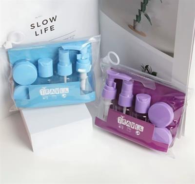 6 Parça Renkli Kapaklı Seyahat İçin Boş Şişe Seti (3936)