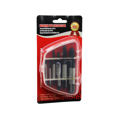 6 Pcs  Hasarlı Vida Çıkarıcı Set -  Sola Dönen  Klavuz Uç Bx40