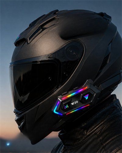 6. Bluetooth 5.3 Kask İçi Intercom Kulaklık IPX6 Suya Dayanıklı Tasarım