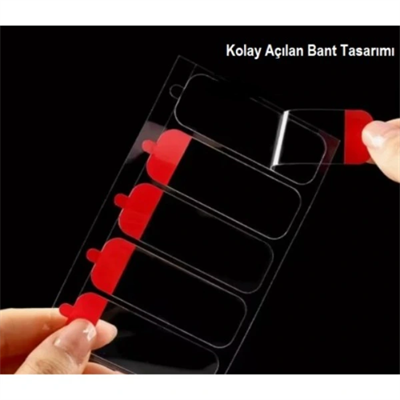 60 Parça Kolay Açılır Güçlü Çift Taraflı Bant 18mmx50mm