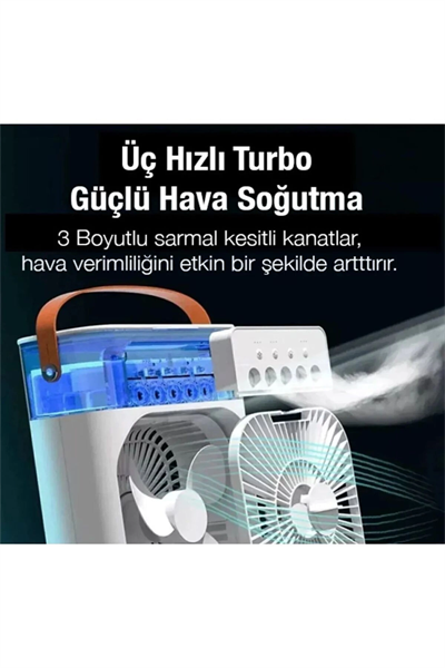 600 Ml Kapasiteli Ultrasonik Hava Nemlendirici ve Aromaterapi Difüzörü, RGB Aydınlatmalı Beyaz Model