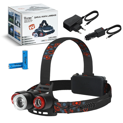 6000 Lümen Şarjlı Kafa Lambası Wt-632