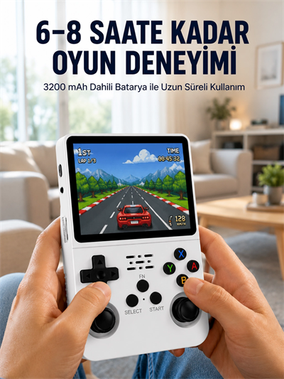 64 GB Retro Oyun Konsolu – Çoklu Emülatör Desteği, Linux Tabanlı Açık Sistem Yeni Nesil