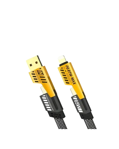 65W 4ü 1 Arada Çoklu Şarj Kablosu – USB-C, USB-A, Lightning, Veri ve Şarj Desteği Yeni Nesil
