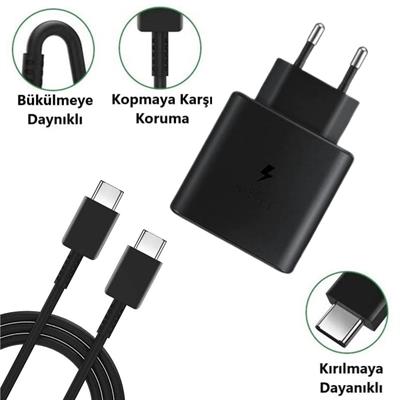 65W Hızlı Şarj Edebilen TYPE C uçlu Şarj Aleti (3936)