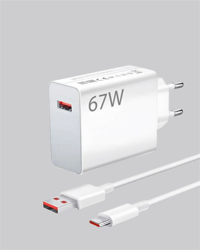 67 Watt Güvenli Hızlı Şarj Adaptörü Samsung M31 M33 M51 Uyumlu Yeni Nesil