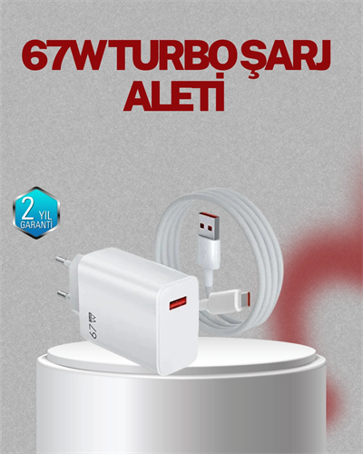 67 Watt Type C Şarj Adaptörü Asus Zenfone 7 8 9 Uyumlu