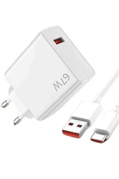 67W Hızlı Şarj Yüksek Voltaj Korumalı Type C Şarj Adaptörü