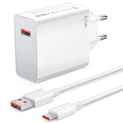 67w Hızlı Şarj Adaptörü Usb To Type-c – Pd Destekli, Akıllı Hızlı Şarj Başlığı, Güvenli Güç Adaptörü Bx40