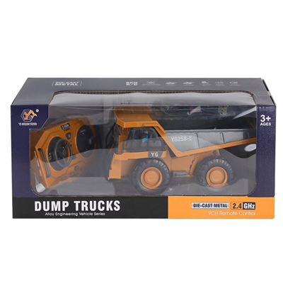689-368 Kumandalı Damperli Kamyon İş Makinesi -Gepettoys