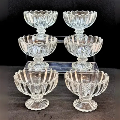 6lı Kristal Çerezlik Seti