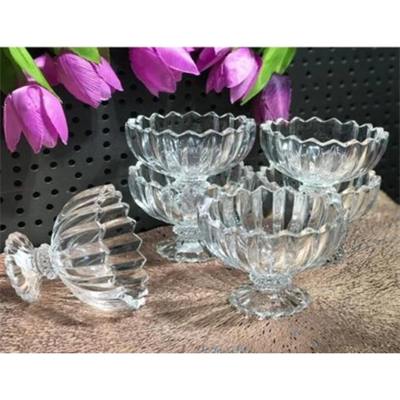 6lı Kristal Çerezlik Seti