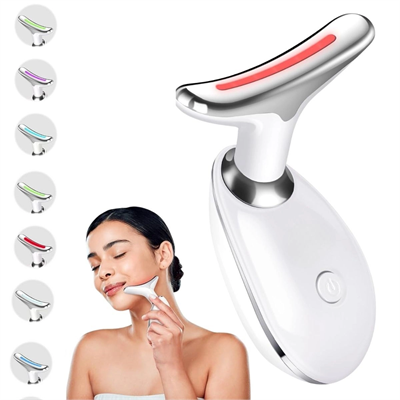 7 Farklı Işık Modlu Titreşimli Boyun Ve Yüz Ems Güzellik Cihazı Bx40