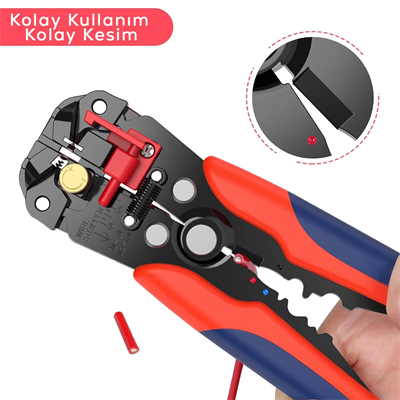 7 İnç  Kablo Soyucu Ve Kesici Pense Bx40
