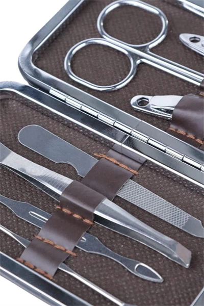 7 Parça Manikür Pedikür Seti El Ayak Bakımı Çantalı Paslanmaz Çelik