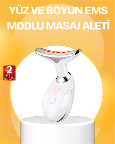 7 Renk LED Işık Terapili Cilt Bakım Cihazı USB Şarjlı